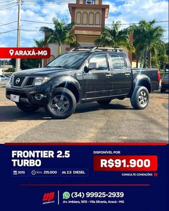NISSAN FRONTIER 2.5 SV ATTACK 4X4 CD TURBO ELETRONIC DIESEL 4P AUTOMÁTICO